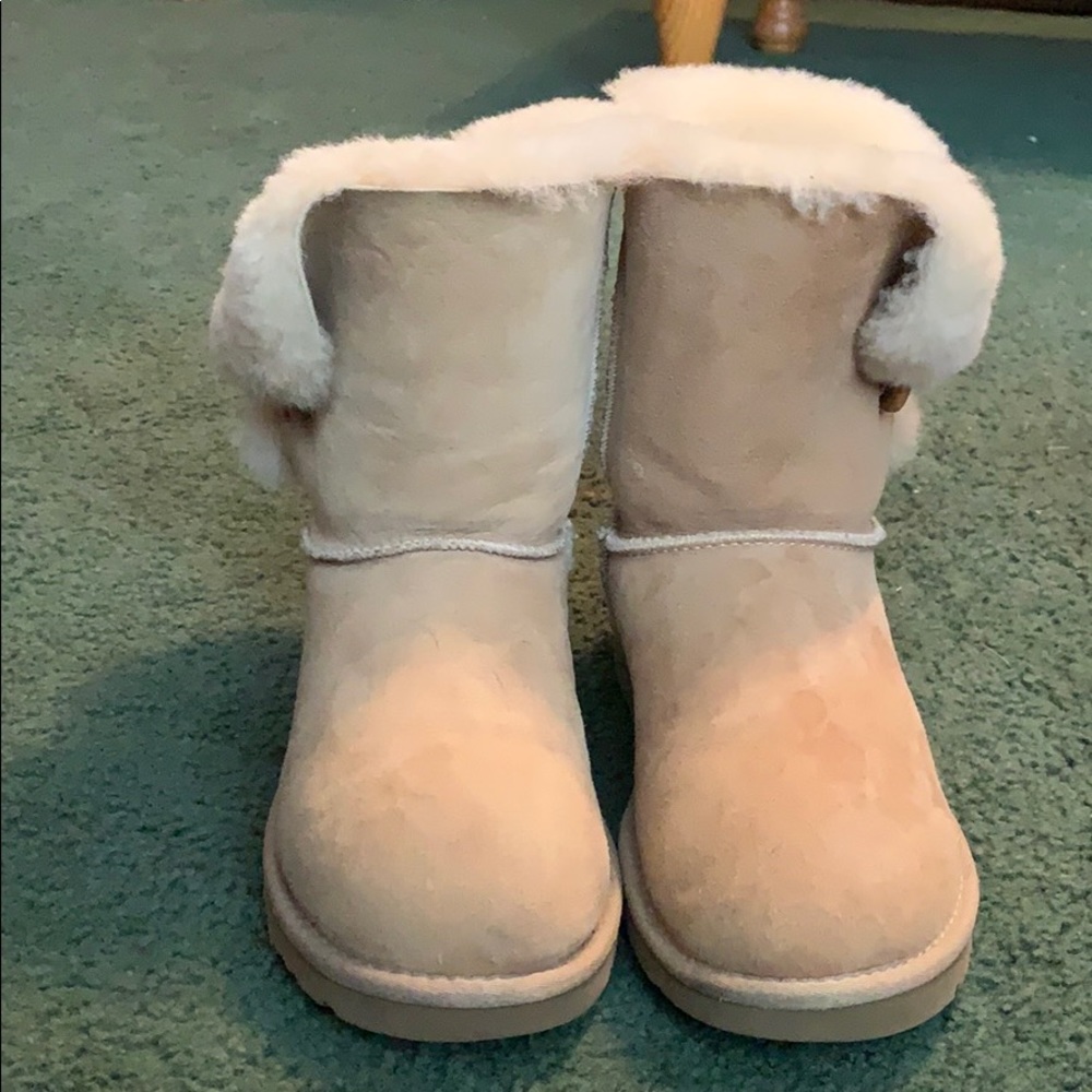 Tan Bailey Button Ugg Boots - image 1